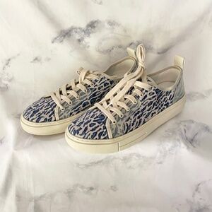 Blue Animal Print sneakers